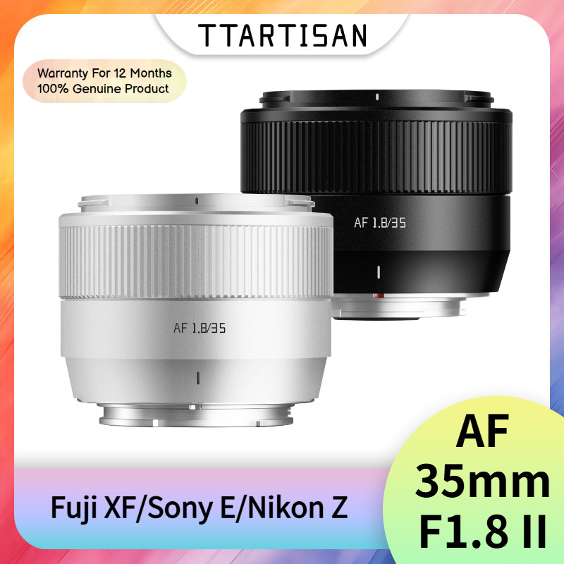 TTArtisan 35mm F1.8 II AF APS-C Auto Focus เลนส์รูรับแสงขนาดใหญ่สําหรับกล้อง Fuji XF Sony E Nikon Z 