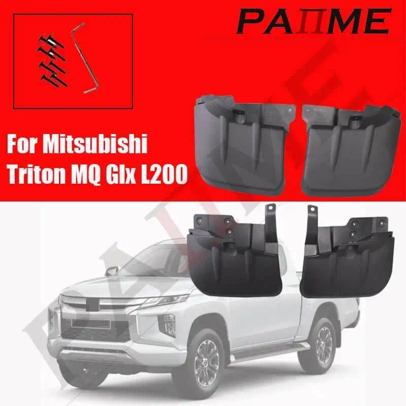 4pcs รถ MudFlap Guards สําหรับ Mitsubishi Triton MQ Glx L200 2018 -2022 Mud flaps Molded Splash Matt