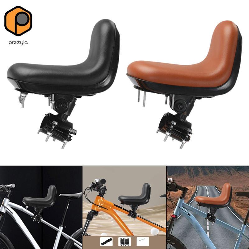 Prettyia เบาะนั่งจักรยานด้านหน้าสําหรับเด็ก Ergonomic Support อานเด็กสําหรับจักรยานเสือหมอบสําหรับกิจกรรมกลางแจ้ง