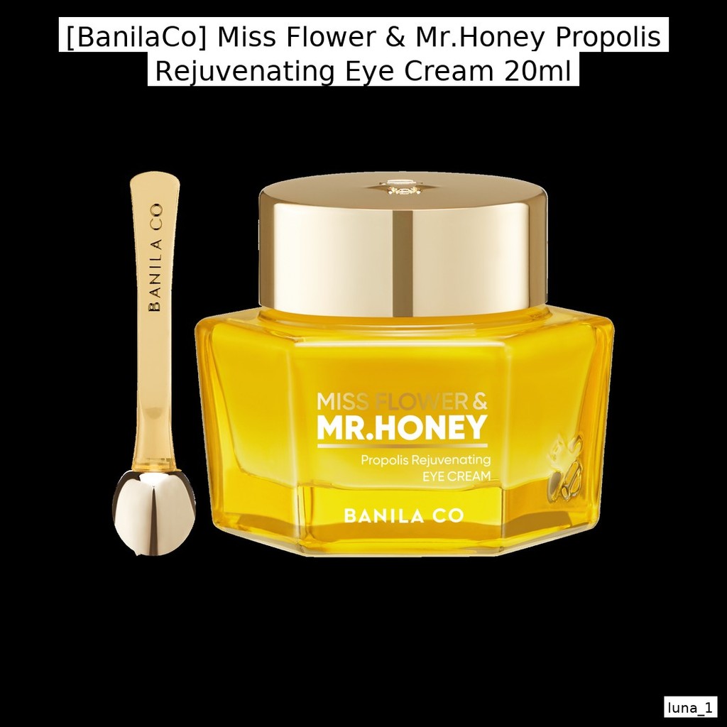 [BanilaCo] Miss Flower & Mr.Honey Propolis Rejuvenating Eye Cream 20ml / Nourishing, Rejuvena by lun