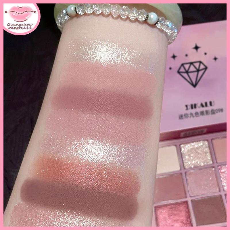 [GZ] DIKALU ฤดูใบไม้ผลิและฤดูร้อนใหม่อายแชโดว์ Palette Oh Rosy Nine Grid Auto Focus ความอิ่มตัวต่ํา Rose Plate TH - รูปที่ 4