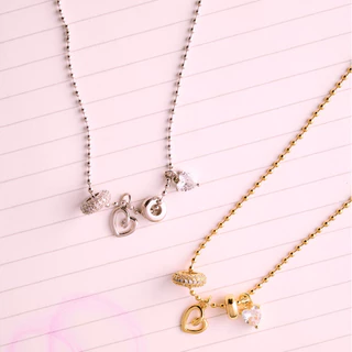 YVIS Dot Jam Brass Necklace - Doodle Collection