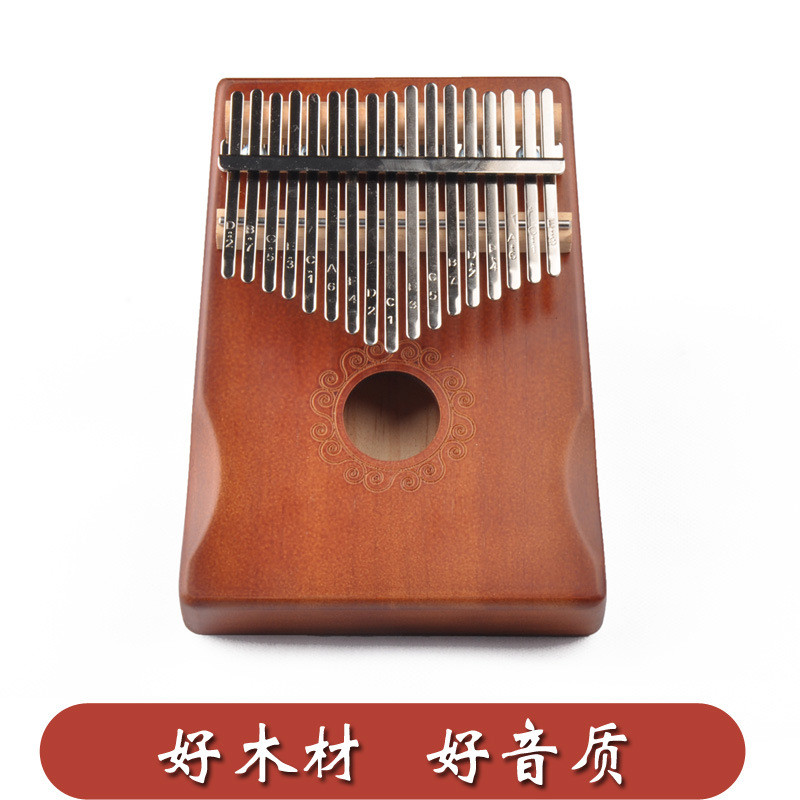 Thumb Piano Kalimba 17-Tone Kalimba Beginners Introductory Finger Piano Kalimba เครื่องดนตรีแบบพกพา