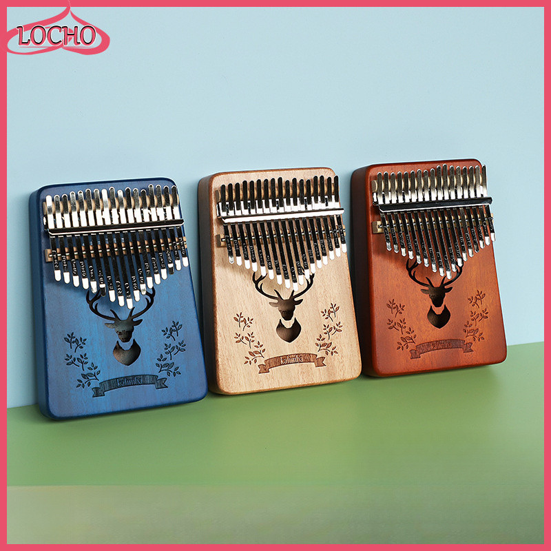 [LOCHO]Thumb เปียโน Kalimba 17-Tone Kalimba Lin ชายหญิงเริ่มต้นคริสตัล Kalimba เครื่องดนตรีเปียโนนิ้