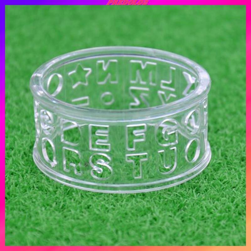 [Predolo2] Letter Pattern Golf Ball Liner Marker Template Drawing Alignment Tool Aids