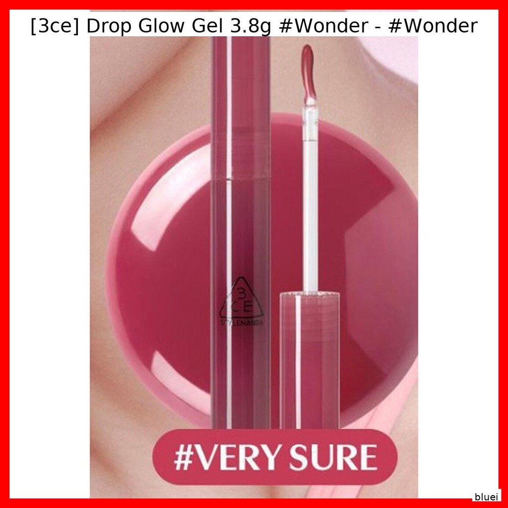 [3ce] Drop Glow Gel 3.8g  #Wonder - #Wonder / Korean Glow Gel / Dewy Radiance / ของแท้ 100% by bluei