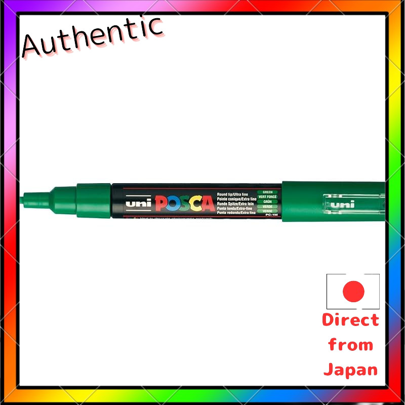 Uni Waterproof Pigment Marker Uni Posca Extra Fine Green PC1M.6