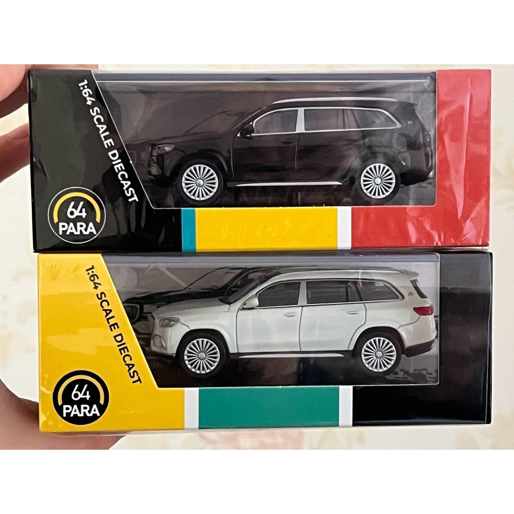 [ขายเฉพาะสีขาว] พารา เมอร์เซเดส-เบนซ์ แมคบาช GLS 1/164สีดําสีแดงคู่รวมกันและโลหะผสมสีขาวล้อมรอบอย่าง