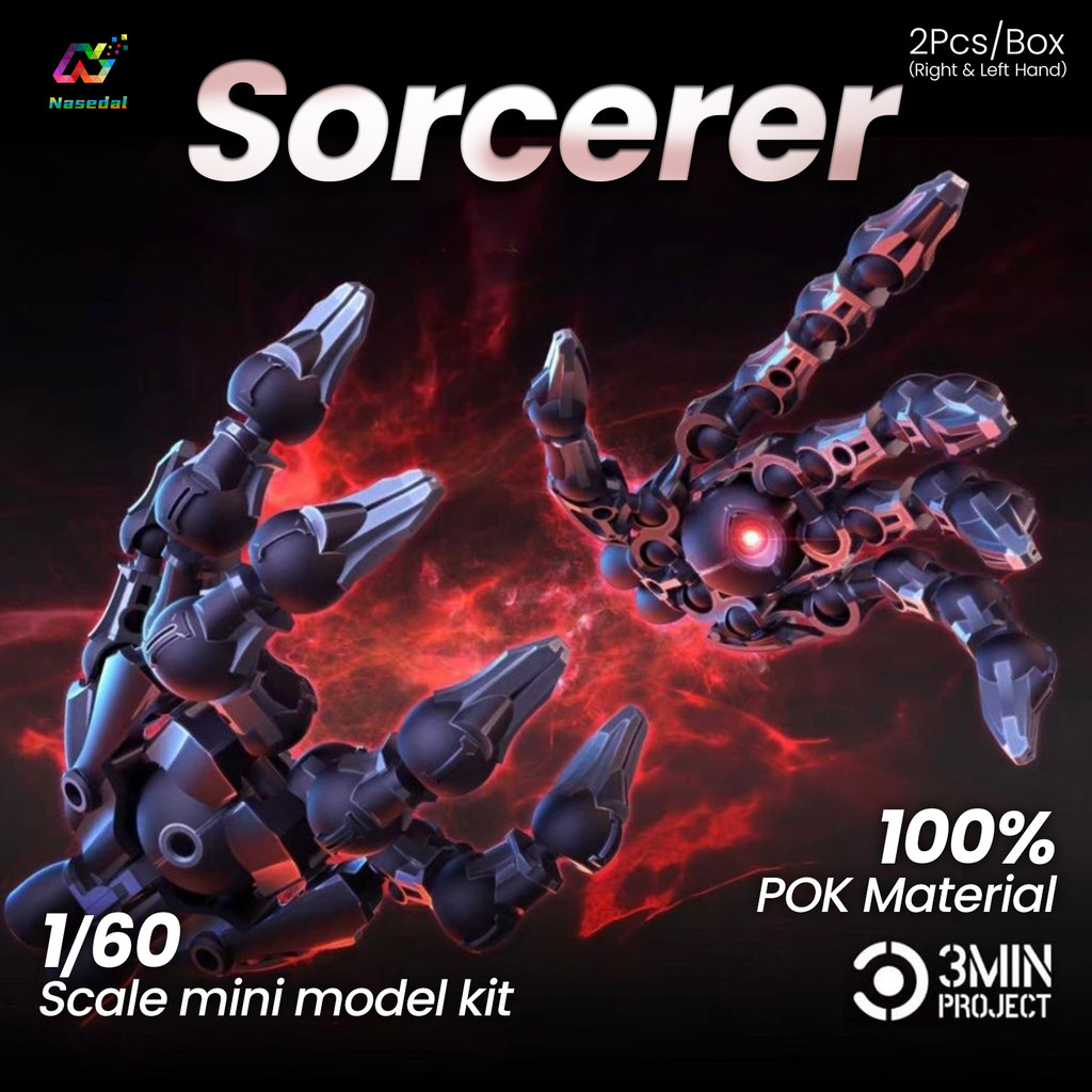 Sheik แผ่นดินใหญ่ 2 ชิ้น/กล่อง 1/60 3 นาที Plan Series Witchcraft Master Assembly Mecha Model Kit 100% POK วัสดุขั้นสูงใหม่เปิดตัว