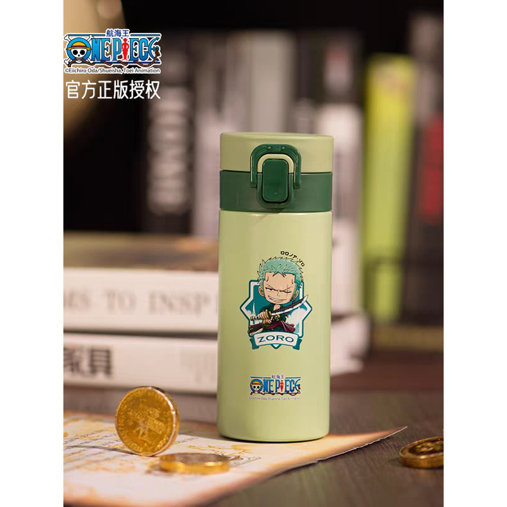 แบบพกพาฉนวนชา Brewing Creative ถ้วยน้ํา One Piece อะนิเมะรอบ Voyage Themed ถ้วยปากกว้างพร้อมที่กรองช