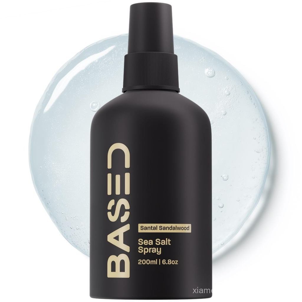 BASED Sea Salt Spray, Natural Finish Sea Salt Spray for Hair, Volumizes & Texturizes, Infused with K