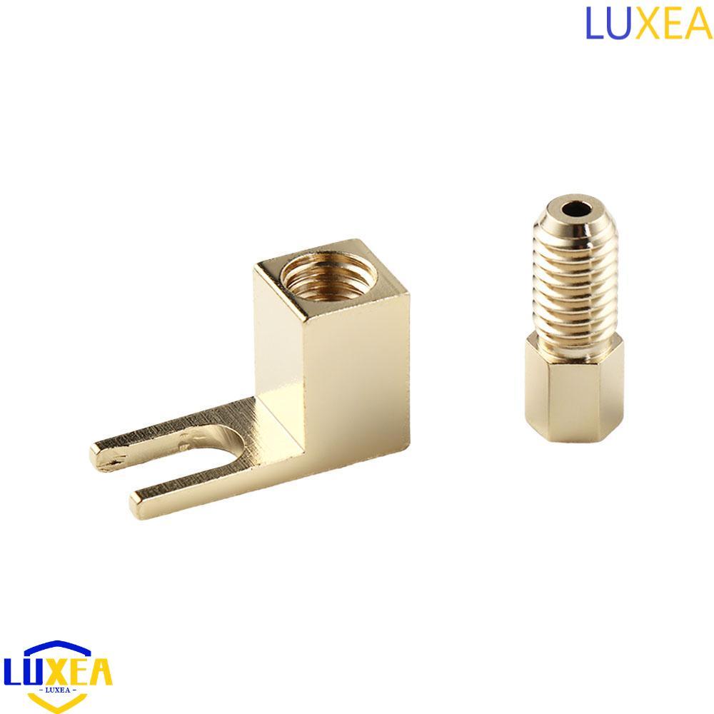 LUXEA Banana to Spade Adapte Banana Socket ทนทาน Spade Adapter Plugs Banana Plug Cable Connector Plu