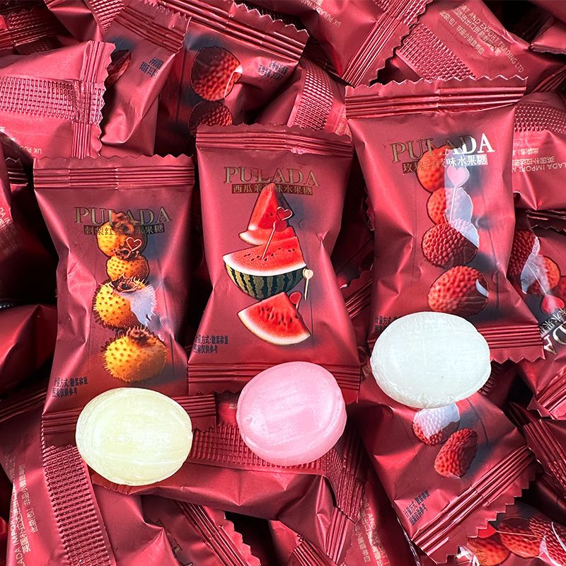 British Parada Fruit Hard Candy Watermelon Jasmine Rose Lychee High-End Wedding Candy Snacks Candy20