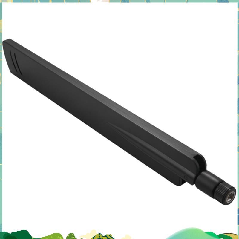 18 Dbi 2.4Ghz Wifi Antenna Amplifier Wlan Router Connector Booster, สีดํา