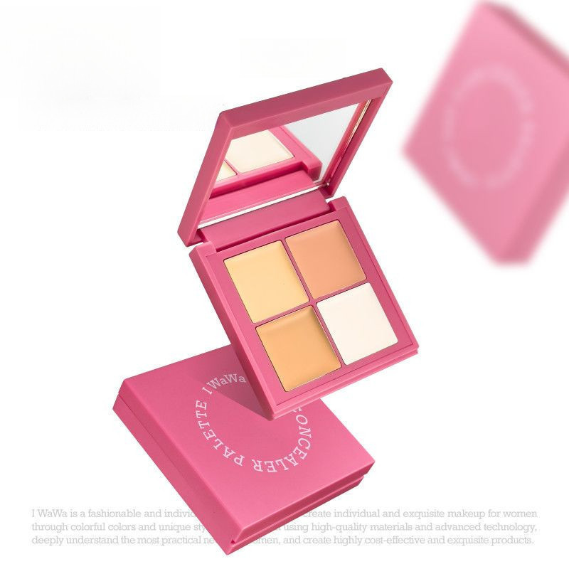 Iwawa Four Color CONCEALER Cover Spots Acne Stain Black Eye Circles คอนซีลเลอร์อเนกประสงค์ให้ความชุ่