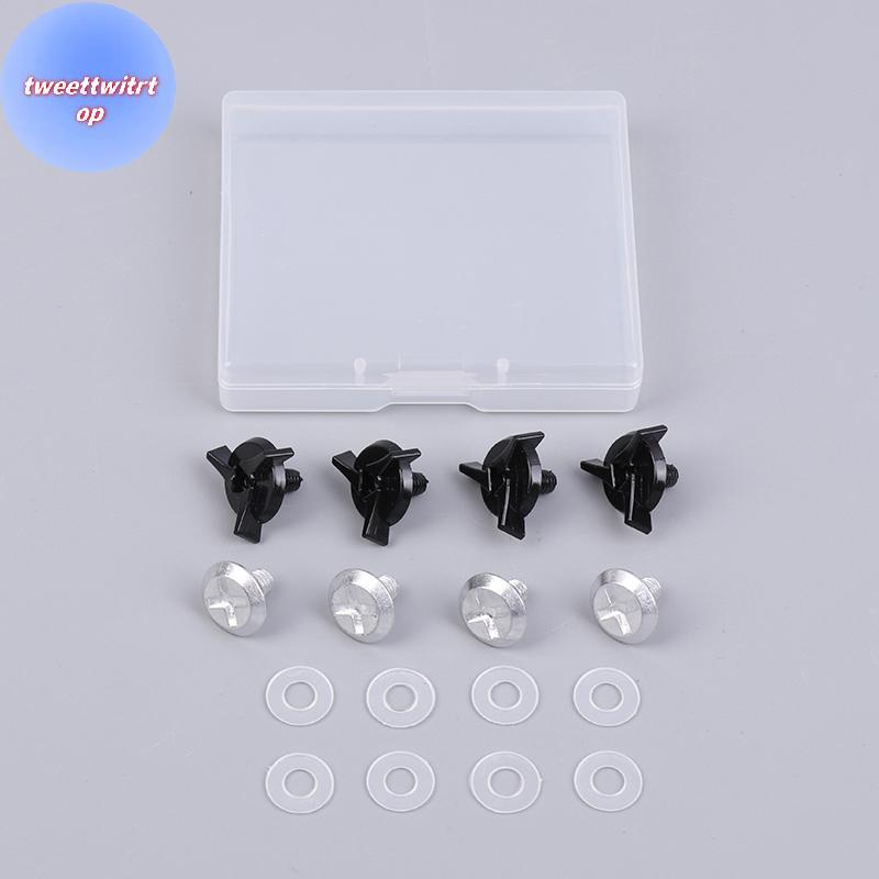 DOUSUN 8 ชิ้น/เซ็ต Motocross หมวกอุปกรณ์เสริมสกรูสกรูพิเศษสําหรับ Off Roads หมวกกันน็อคอลูมิเนียมหมว