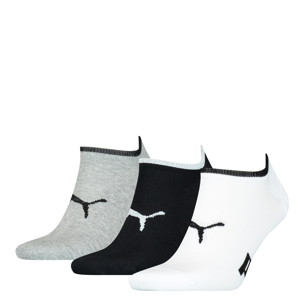 PUMA Various PUMA Unisex No Show Socks (3-Pack) สีขาว - 94767203 — صورة 2