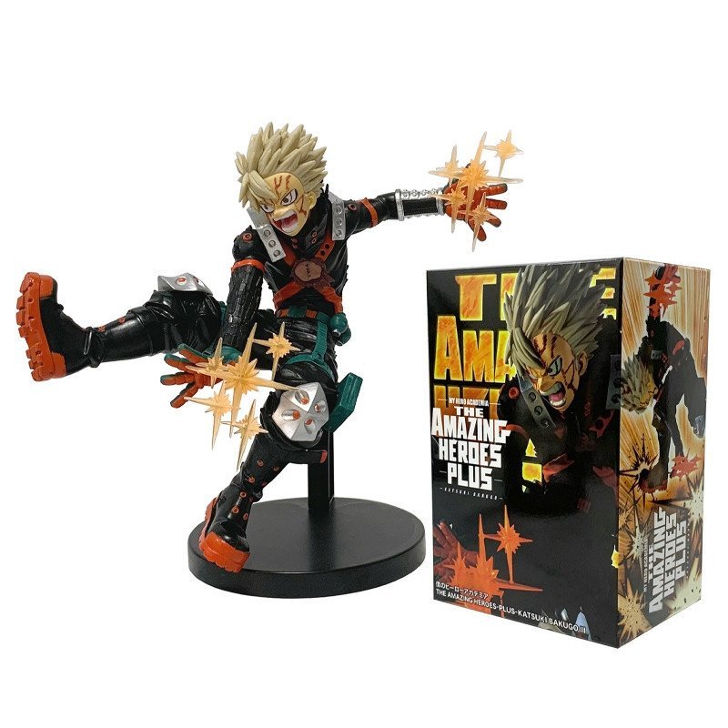 18 ซม.ญี่ปุ่นอะนิเมะ My Hero Academia Final Season Bakugou Katsuki Release Skill PVC Action Figures รุ่นเดสก์ท็อปตกแต่งตุ๊กตาของเล่น