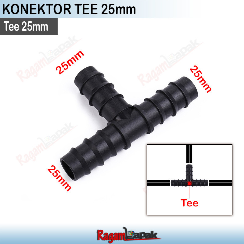 Tee 25 mm / Tee Connector สาย PE 25 mm / Tee Connector 25mm Tee 25mm