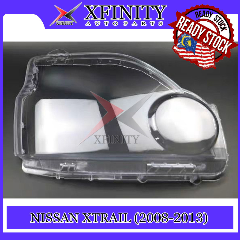 NISSAN X-TRAIL / XTRAIL 08 09 10 11 12 13 HEADLAMP COVER / HEADLIGHT COVER / HEADLAMP LEN-Sauto part