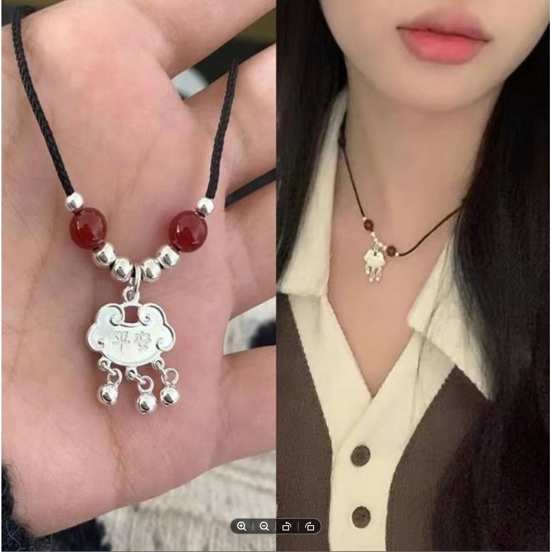 BBY สร้อยคอโซ่สตรี AWAN Oriental สไตล์สร้อยคอผู้หญิง Multilayers จีน Vintage เครื่องประดับอุปกรณ์เสร