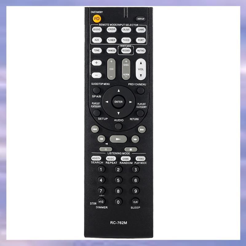 1 ชิ้นรีโมทคอนโทรลเปลี่ยน RC-762M สําหรับตัวรับสัญญาณ AV HT-R380 HT-R290 HT-R390 HT-R538 TX-SR308 HT