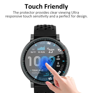 2-5ชิ้น ฟิล์มกันรอย Amazfit Active Max ฟิล์มยืดขอบโค้งกันรอยขีดข่วน อุปกรณ์ป้องกันหน้าจอ