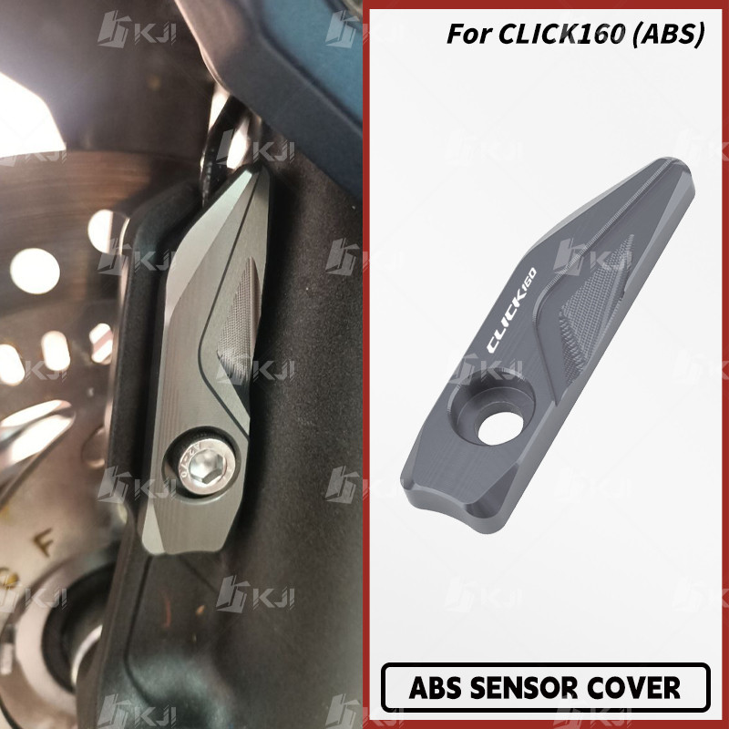 สําหรับ Honda CLICK160 ล้อหน้า ABS Sensor ฝาครอบ Trim ตกแต่งหมวกรถจักรยานยนต์อุปกรณ์เสริมอะไหล่