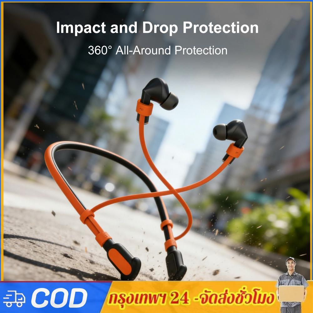 BT สายหูฟังซิลิโคนอ่อนนุ่มสายคล้องคอกีฬาเข้ากันได้กับ Galaxy Buds3 FE(2025)/3 Pro/3