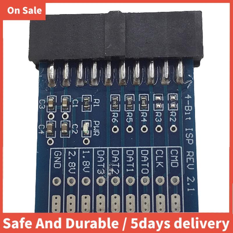 อะแดปเตอร์ใหม่ JTAG , ISP 4-BIT ISP REV 2.1 สําหรับ Easy Jtag Plus Box / เครื่องมือ ESAYJTAG