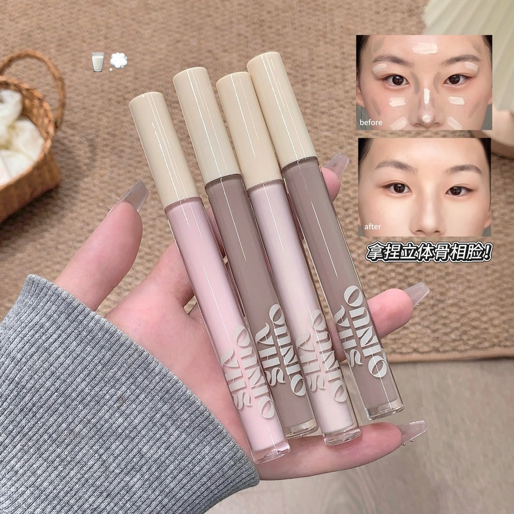 Contour LiquidSHAQINUO Highlight Contour Liquid Concealer Matte Finish