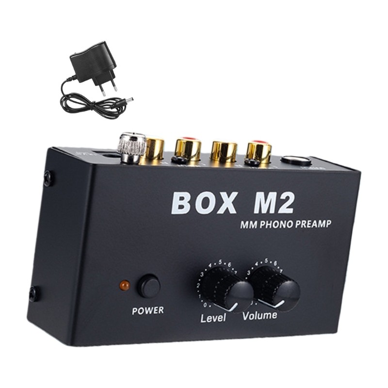 WU Phono Preamp สําหรับแผ่นเสียงมินิเสียงสเตอริโอเครื่องเล่นแผ่นเสียง