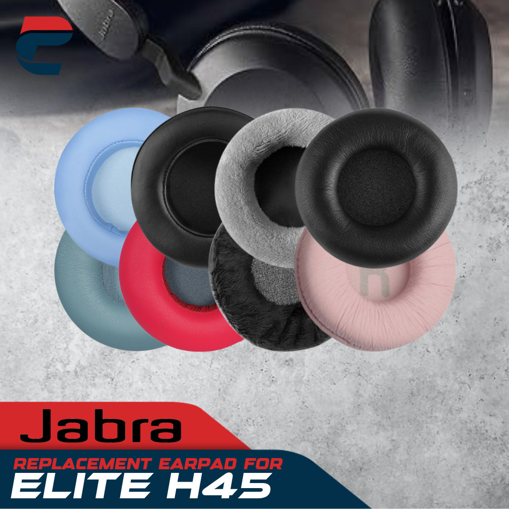 แผ่นโฟมแผ่นรองหูฟัง Jabra Elite H45 H 45 H-45 Earcup Pad Earpad Foam