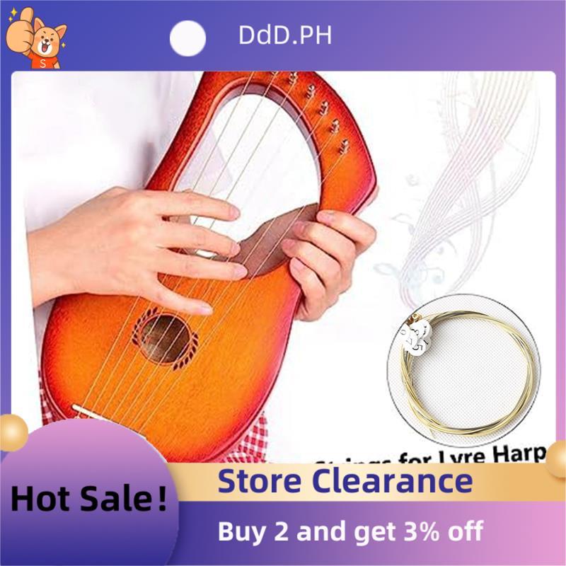 ชุดชิ้นส่วนทดแทนสาย Lyre Harp 16 ชิ้นสําหรับ Lyre Harp