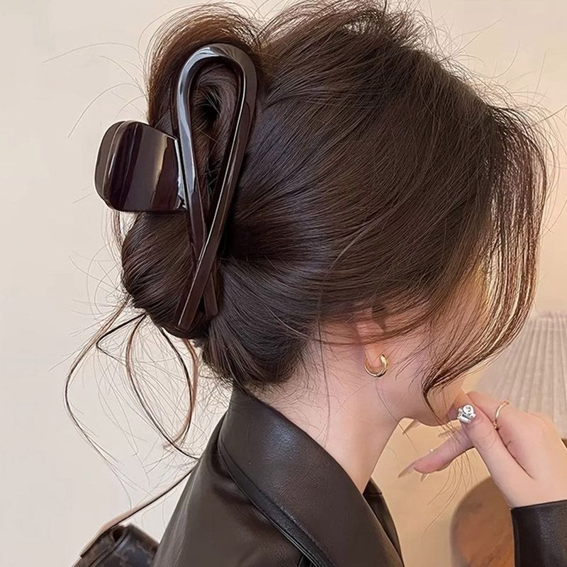 Kirin Grocery Store French High-End Medium Curved Clip Female 2025 Shark Clip Combine Mix Match ชุดค