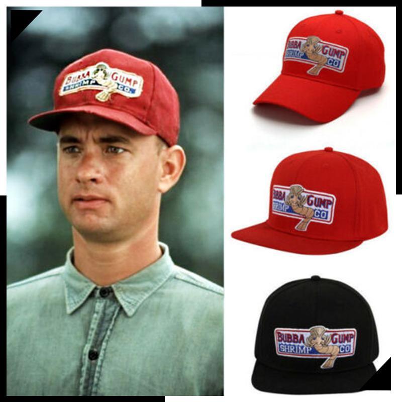 【 Ady】1994 Bubba Gump shrimp Co. Forrest หมวกเบสบอลหมวก Snapback คอสเพลย์ผู้ชายผู้หญิง