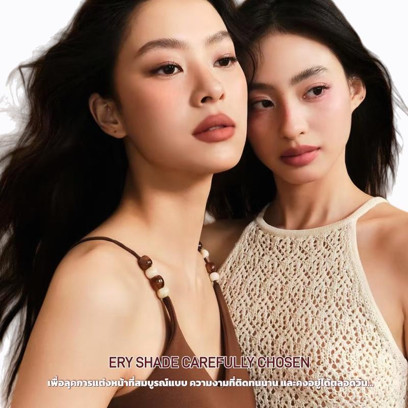 ซื้อ 1 แถม 1 LUCKGO ลิปสติกเนื้อแมตต์ สีสันสดใส ติดทนนาน เนื้อบางเบา ติดทนนาน 12 ชั่วโมง รู้สึกสบายและชุ่มชื้นบนริมฝีปาก ราคา ถูกที่สุด ดีลบีเคเค แกลเลอรีภาพที่ 2