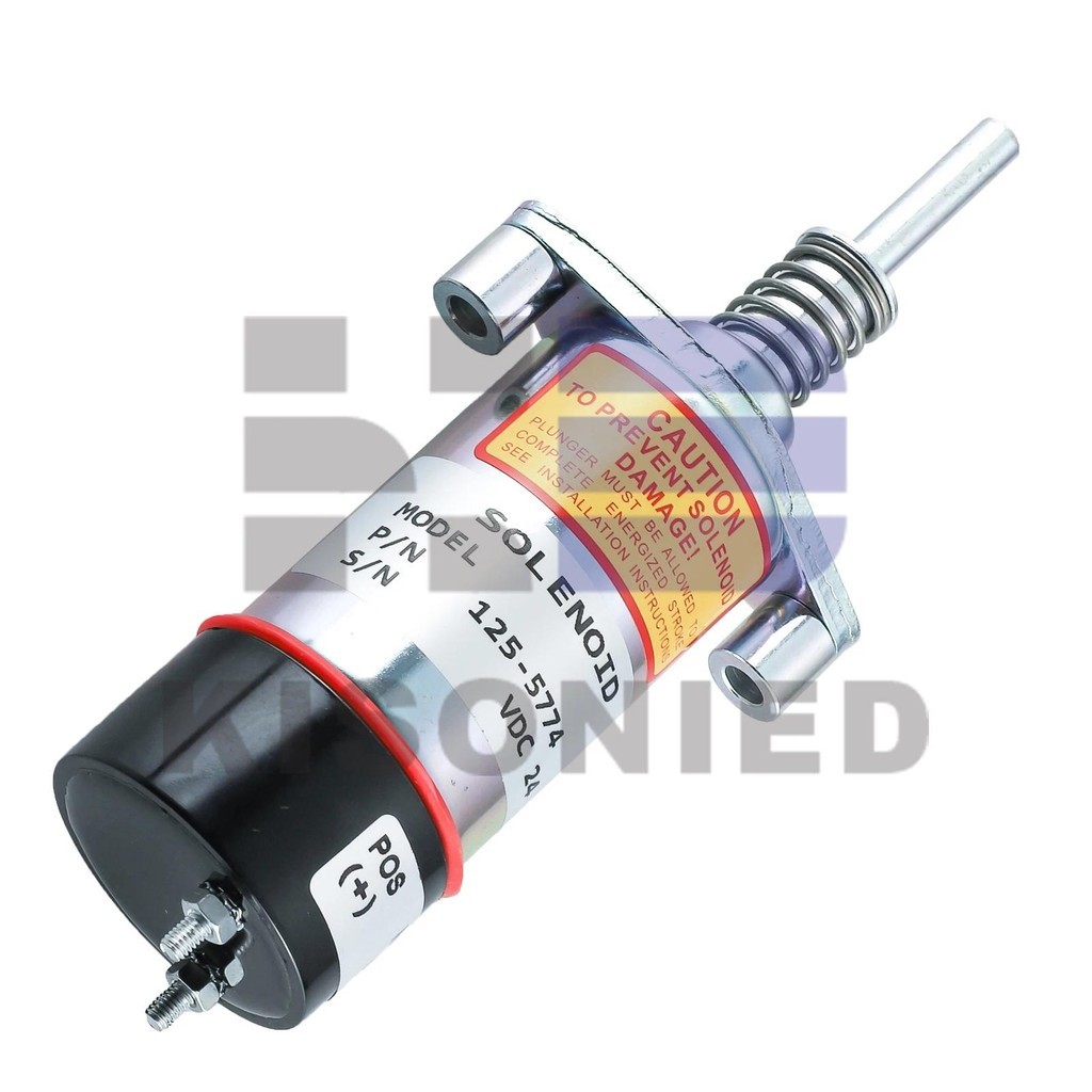 125-5774 การใช้ปิดโซลินอยด์ 155-4653 1554653 3E-7985 สําหรับ Caterpillar เครื่องยนต์ 3304 3304B 3306