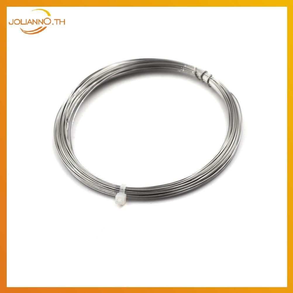 Joliann0 0.5 มม.ลวด Nichrome ตัวต้านทานความยาว 10 ม. AWG Wire th