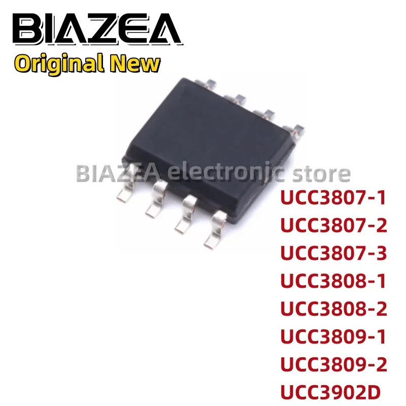 5PCS UCC3807-1 UCC3807-2 UCC3807-3 UCC3808-1 UCC3808-2 UCC3809-1 UCC3809-2 UCC3902D SOP8 ชิปเซ็ต IC