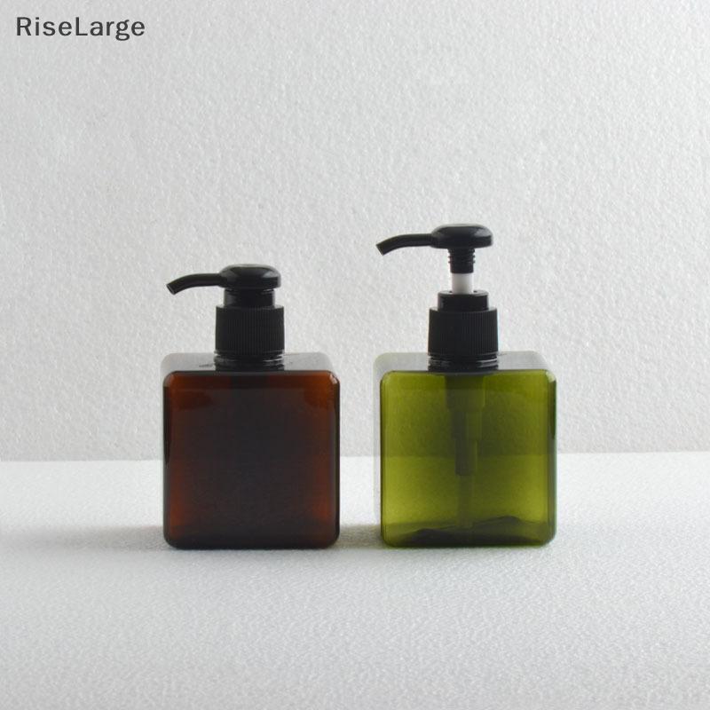[RiseLarge] ขวดปั๊มพลาสติกเปล่า 250ml ขวดแชมพูเหลวรีฟิลใหม่