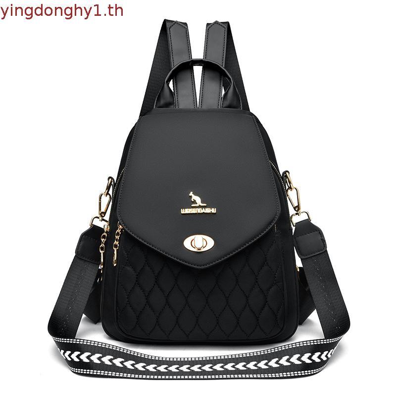 Wilson Kangaroo กระเป๋าเป้สะพายหลังผู้หญิง 2026 สไตล์ใหม่กระเป๋าเดินทางผ้า Oxford กระเป๋าเป้สะพายหลั