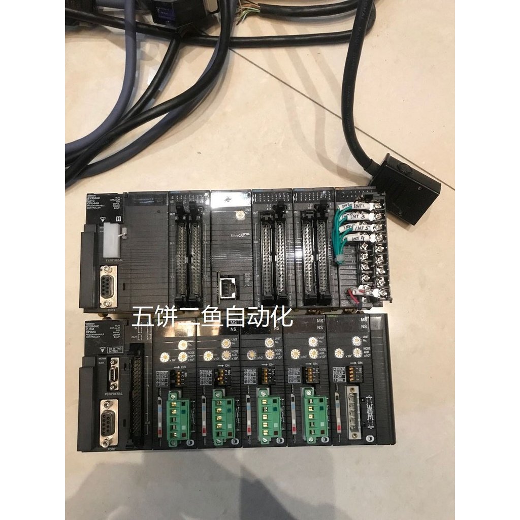 Omron มือที่สอง CJ1W-DRM21/PA205R/NCF71/CLK23/CT021/SCU21/SCU41-V1