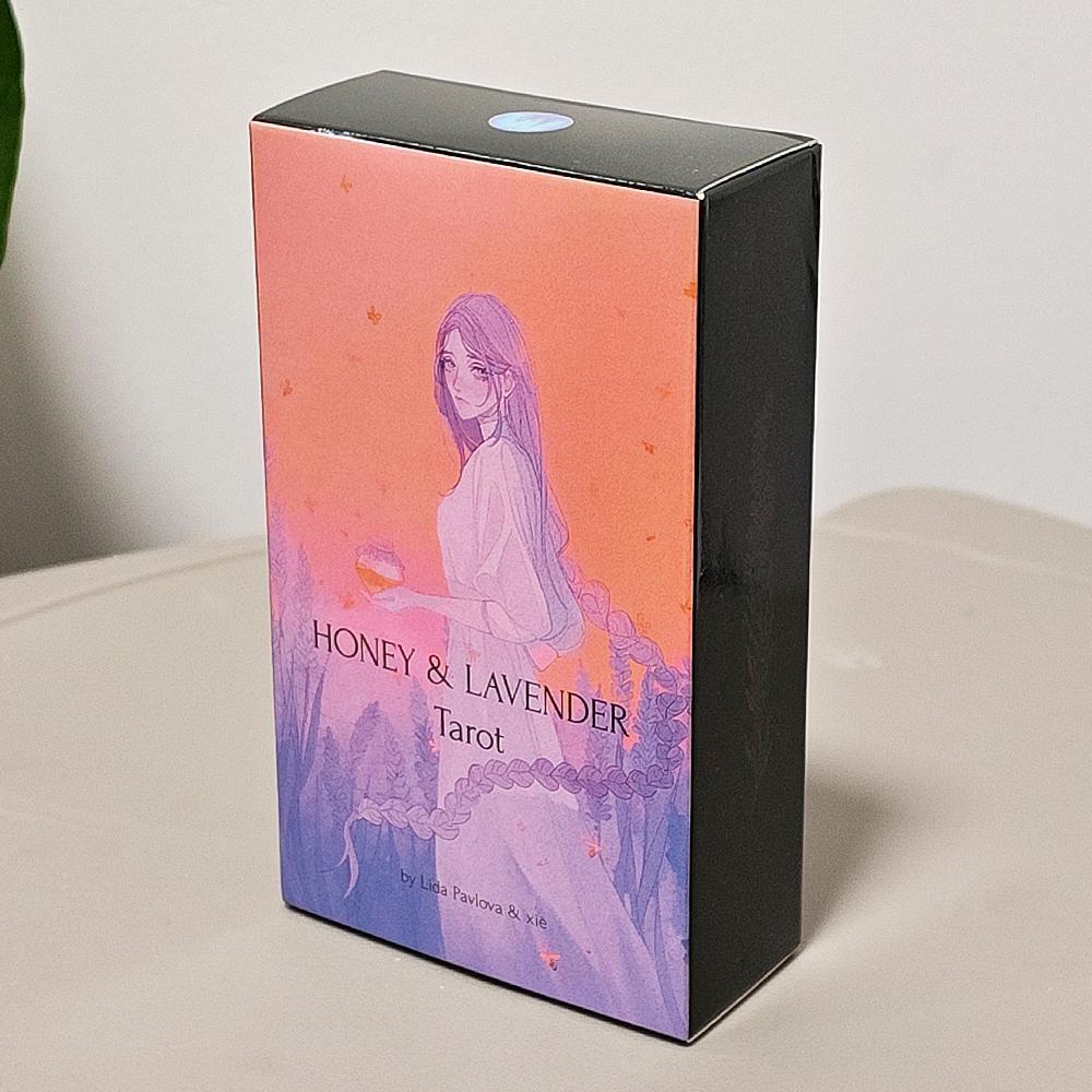 Honey & Lavender Tarot Deck Ethereal Fantasy Art 78 การ์ดผสมผสาน Dreamy Aesthetic พร้อมสัญลักษณ์ลึกล