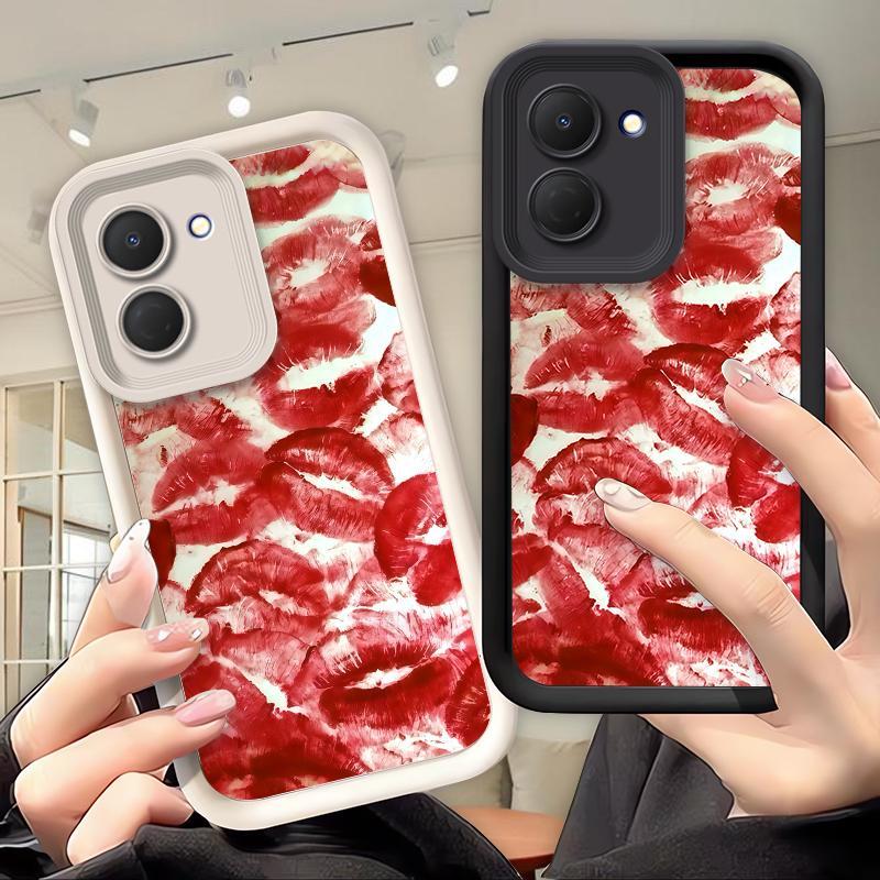 สําหรับ Tecno Spark GO 3 Spark GO 2 Spark Go 1 Red Lip พิมพ์เคสโทรศัพท์ Techno Spark GO3 GO2 Go1 KN3