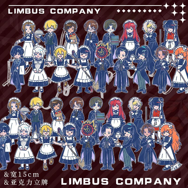 Ishmael Hong Lu Gregor ยืนอะนิเมะ KeyChain Limbus บริษัทผู้ชาย Key Chain สําหรับผู้หญิงรูปการ์ตูนอะค
