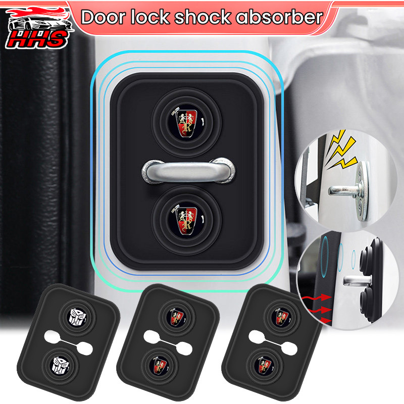 Roewe รถประตูล็อคฝาครอบ Protector ซิลิโคน Anti-Collision เงียบ Shock Pads อุปกรณ์เสริมสําหรับ Roewe 