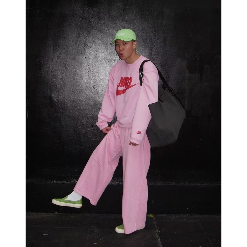 Nigo x Co-Branded Washed Classic Three-Dimensional Offset พิมพ์แปรงรอบคอ Swe