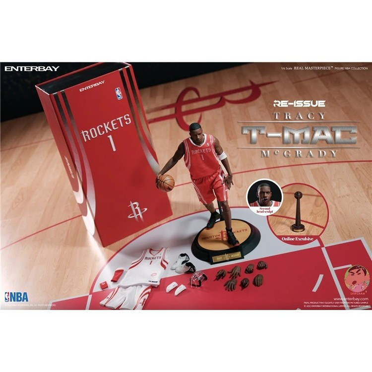 ( ⭕ PRE-ORDER) Enterbay RM-1067 NBA Real Masterpiece Tracy McGrady (Limited Retro Edition) 1/6 Scale