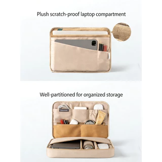 กระเป๋าแล็ปท็อปหญิง เคสป้องกันขนาด 47 ซม. สไตล์ใหม่ เหมาะสำหรับ MacBook และการใช้งานมืออาชีพ